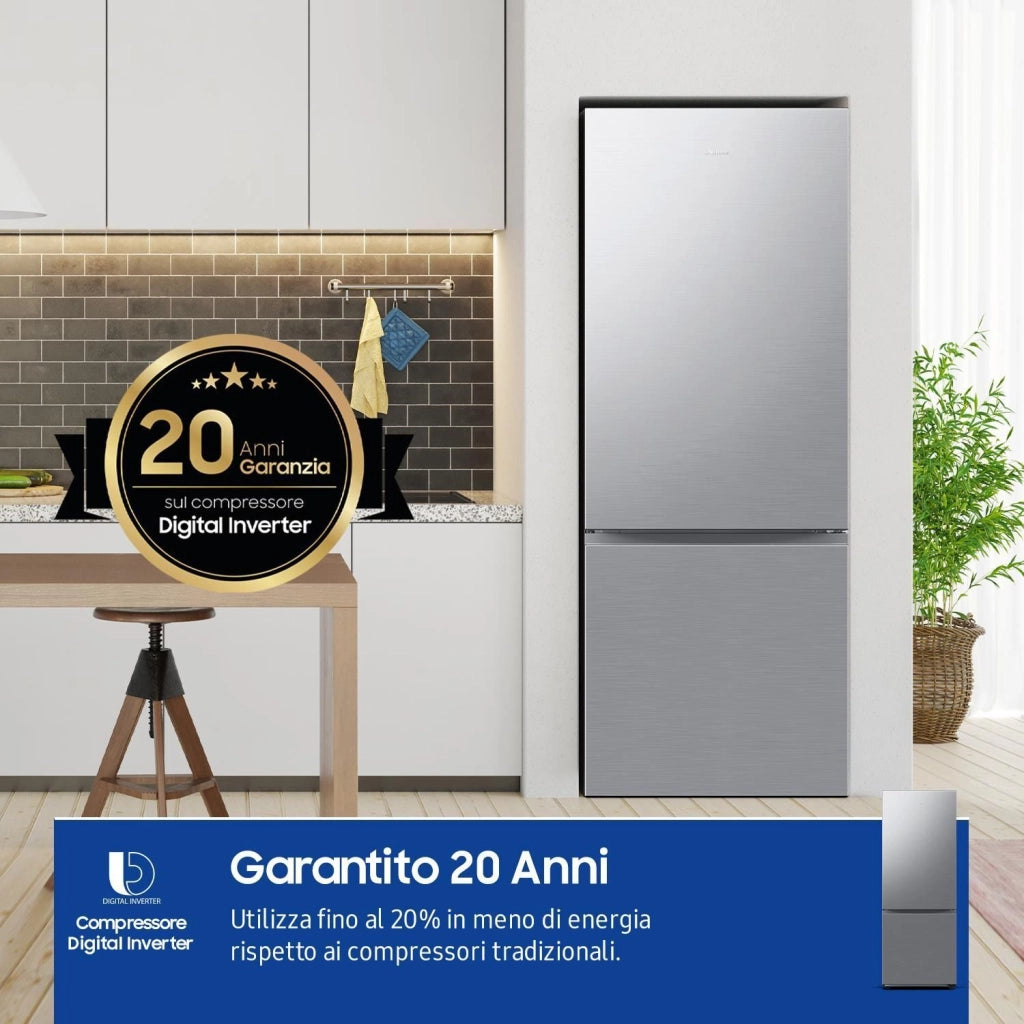 Samsung RB53DG706CS9 Frigorifero Doppia Porta Libera Installazione 538 Litri Classe Energetica C Metallico-Acciaio Inossidabile