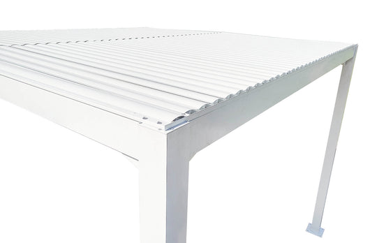Pergola da Giardino 3x3m in Alluminio Bianco