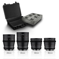 MF 24/35/50/85 MK2 VDSLR Set di custodie per Canon R