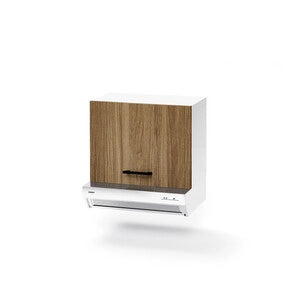 KIT CUCINA PENSILE 1 ANTA SOPRACAPPA 60X32XH49 CM NOCE