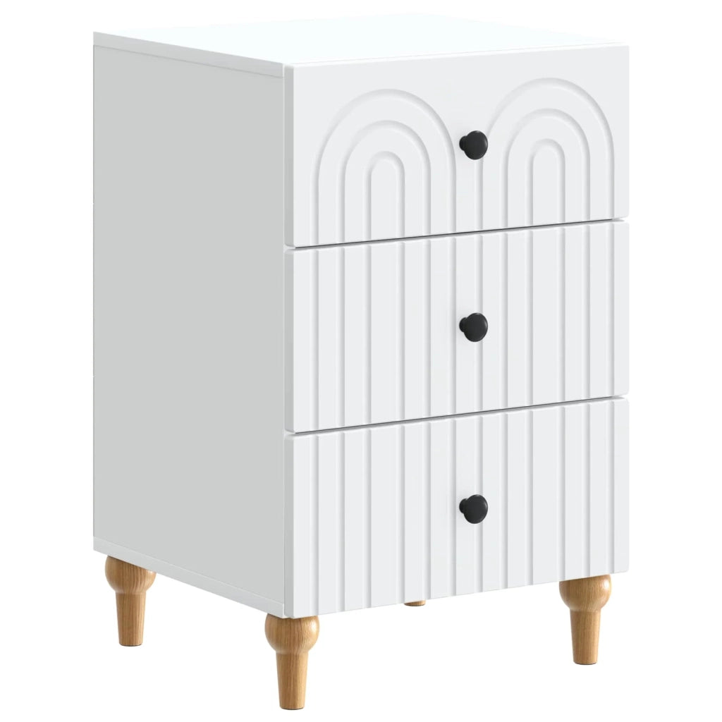 Armadio da Notte Bianco 43x 41 x 66,5 cm Legno ingegnerizzato 894095