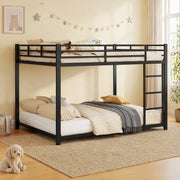 Letto a castello in metallo 140x200 cm Nero