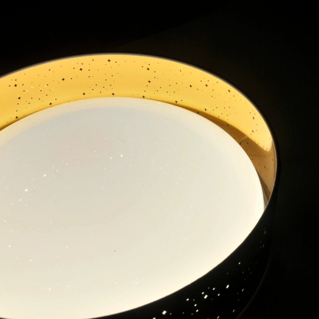 Plafoniera LED Polux Tuluza 24W 4000K Ø40 taupe oro