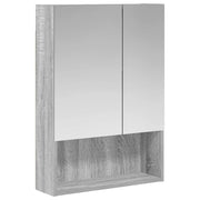 Mobiletto per specchio da Bagno | Armadio da bagno Grigio Sonoma 50 x 14,5 x 70 cm