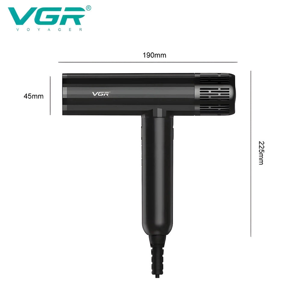 Trade Shop - Asciugacapelli Professionale Vgr V-427 – Motore Bldc 11000 Rpm Parrucchiere -