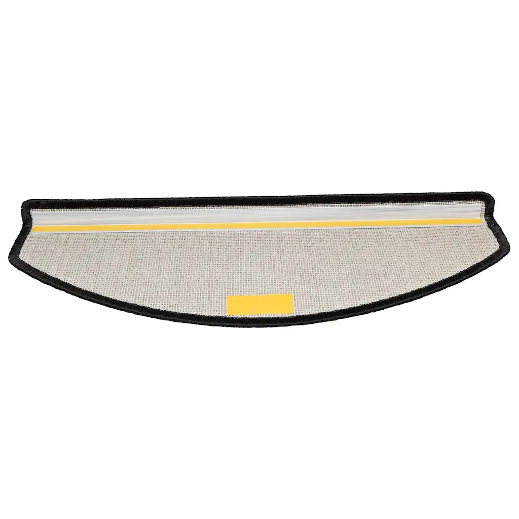 Tappetini per scale 20 pz 65x24x4 cm Antracite Semicircolari Grandi