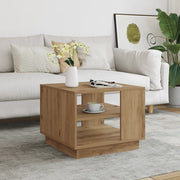 Tavolino da Salotto Artigianale 55x55x42 cm Legno Multistrato 856803