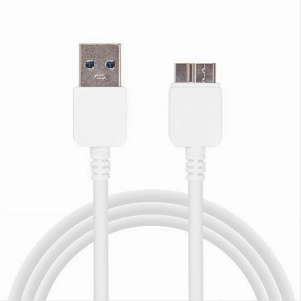 Trade Shop - Cavo Trasferimento Dati Ricarica Usb Per Dispositivi Note Samsung Bianco F-s003 -