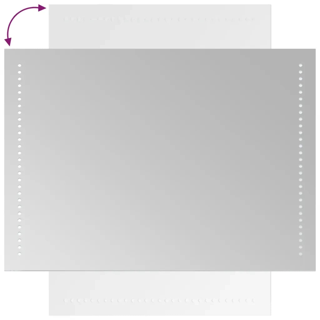 Specchio da Bagno con Luci LED 50x70 cm cod mxl 42934