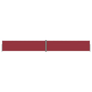 Tenda da sole laterale retrattile/schermo privacy per patio giardino terrazza balcone 160 x 1200 cm rosso 02_0007464