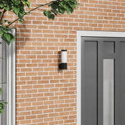 Lampada da Parete Esterni  Nera in Acciaio Inossidabile IP44