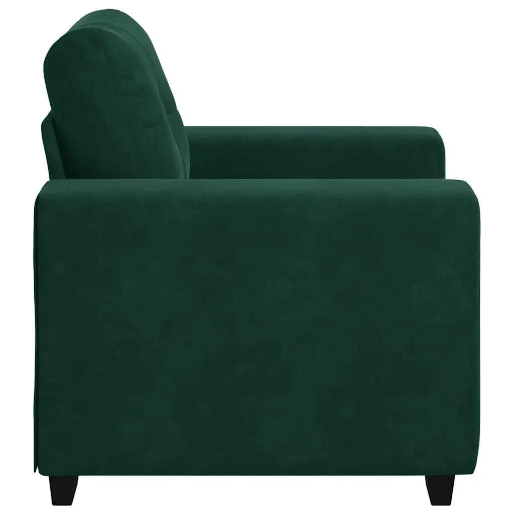 Divano Sedia Verde Scuro 60 cm Velluto
