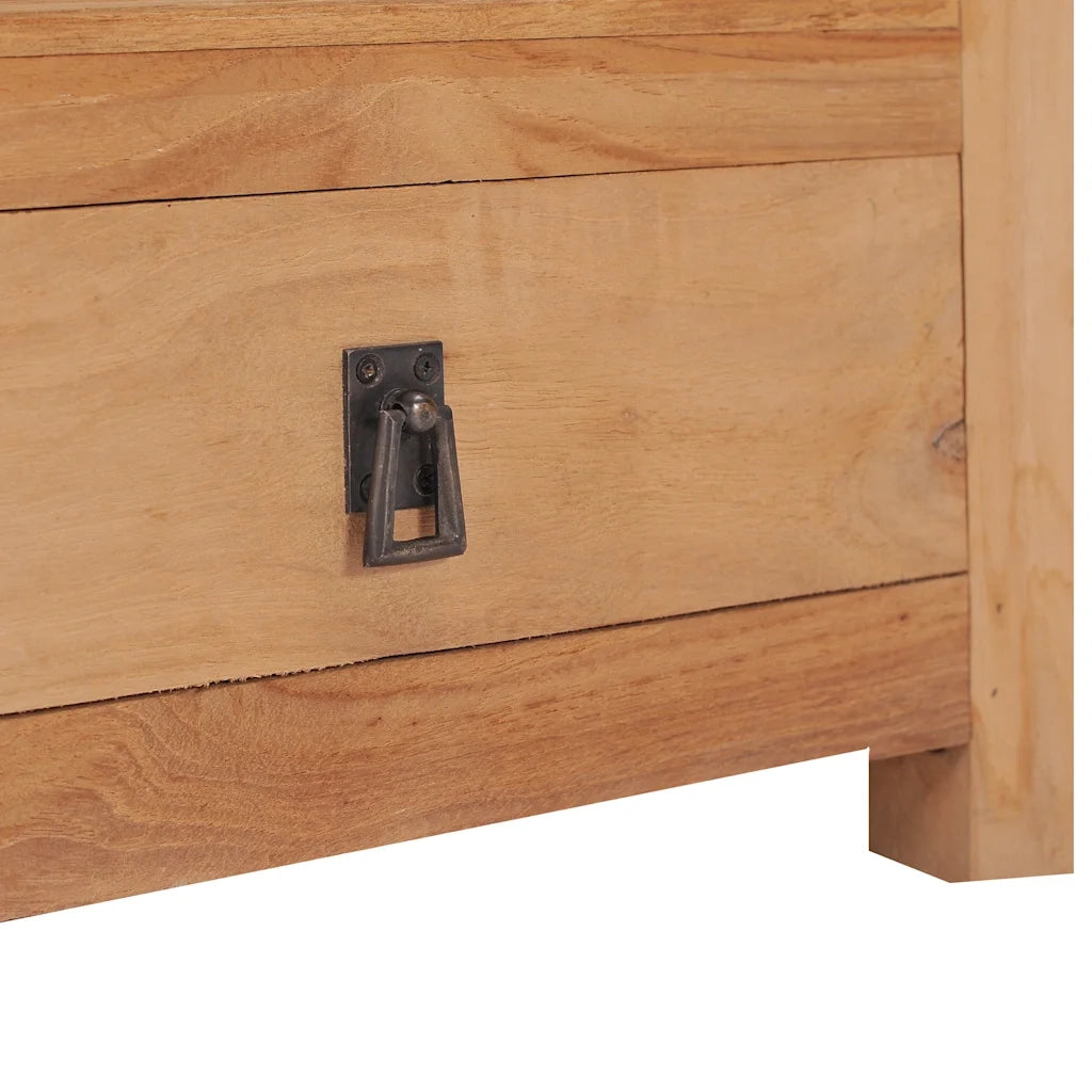 Comodino 40x30x50 cm in Legno Massello di Teak cod mxl 30913