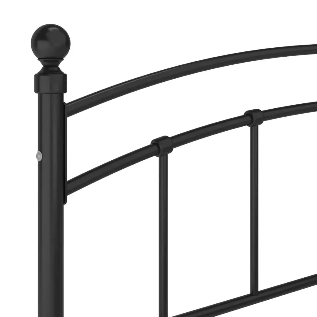 Giroletto Nero in Metallo 160x200 cm 324979