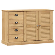 Credenza | Madia | Buffet da pranzo | Armadio da pranzo con Cassetti VIGO 113x40x75 cm Legno Massello di Pino