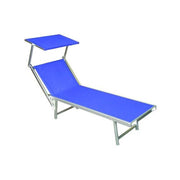 Lettino Prendisole Alluminio Sea V/I Blu Vette 04912