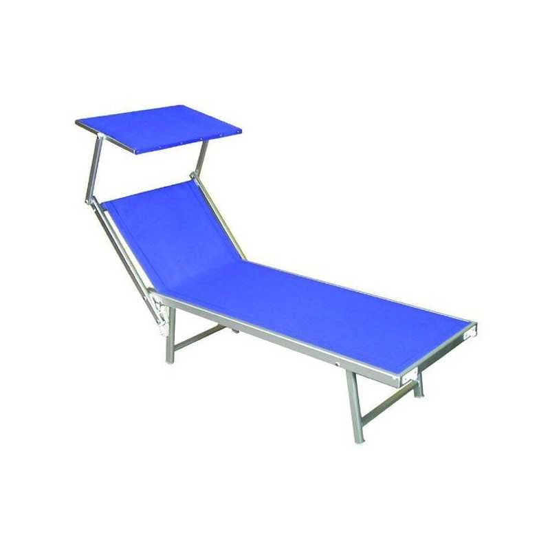 Lettino Prendisole Alluminio Sea V/I Blu Vette 04912