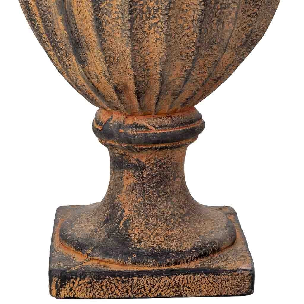 Fioriera decorativa in pietra, 30x30x60h cm