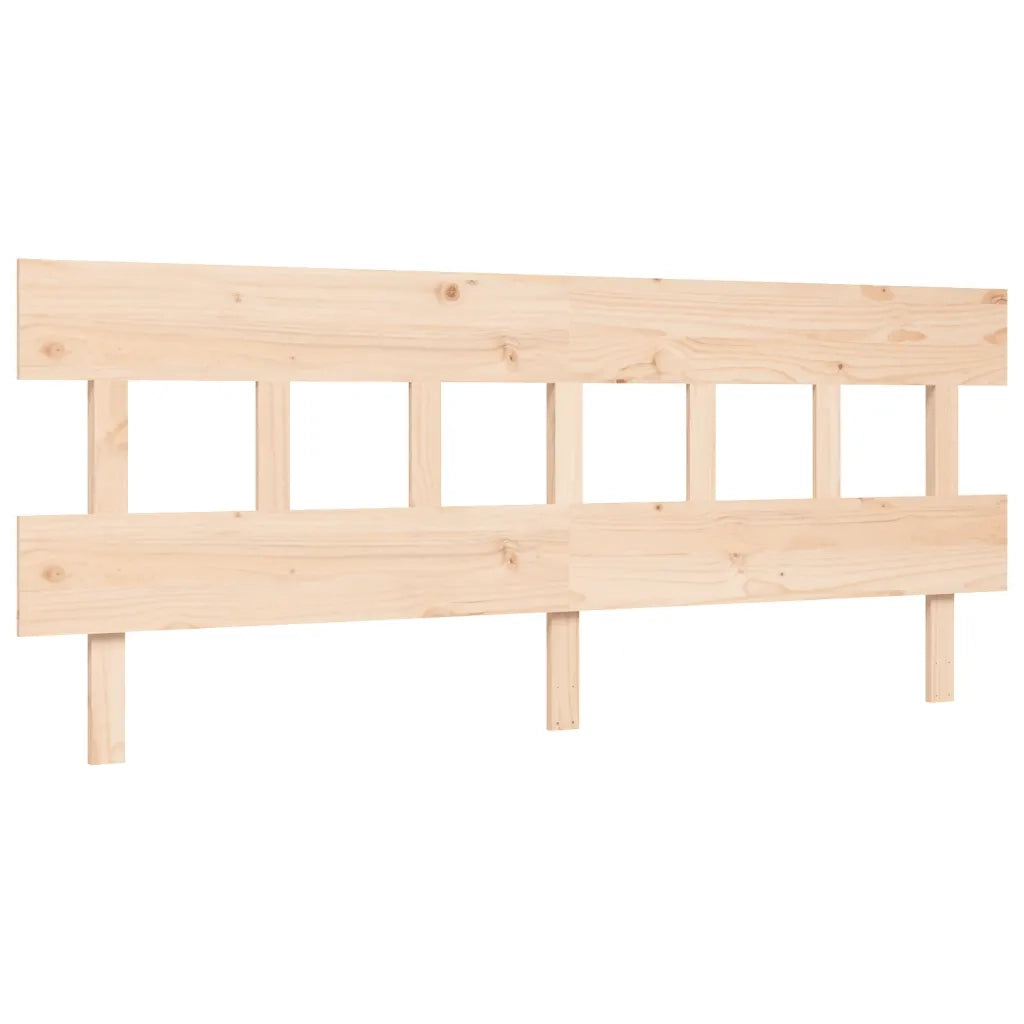 Letto per Anziani con Testiera-Struttura Letto per Anziani 200x200 cm in Legno Massello 955507