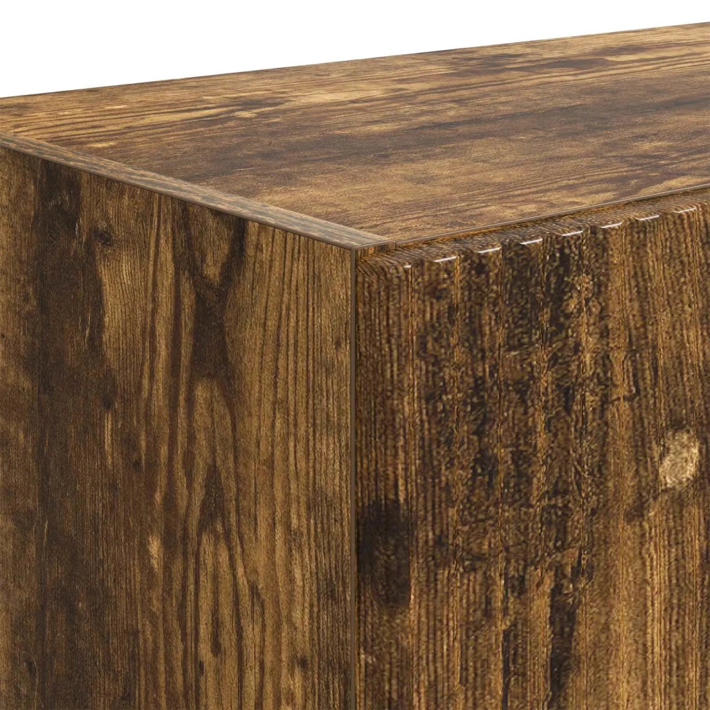 Mobile TV da parete Rovere fumé 59,5 x 31 x 100 cm 892374