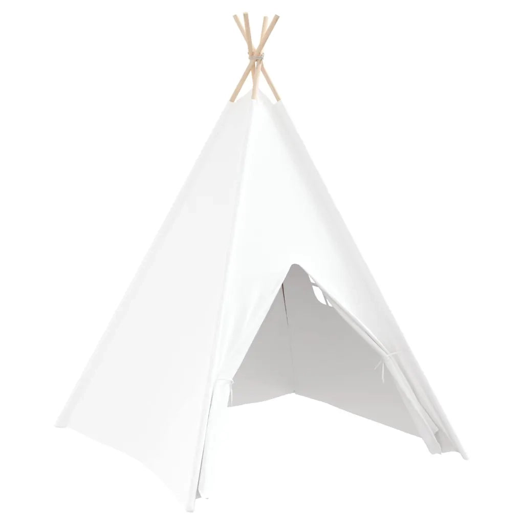 Tenda Teepee Bianco 120 x 120 x 150 cm Tessuto e Plastica 3385870