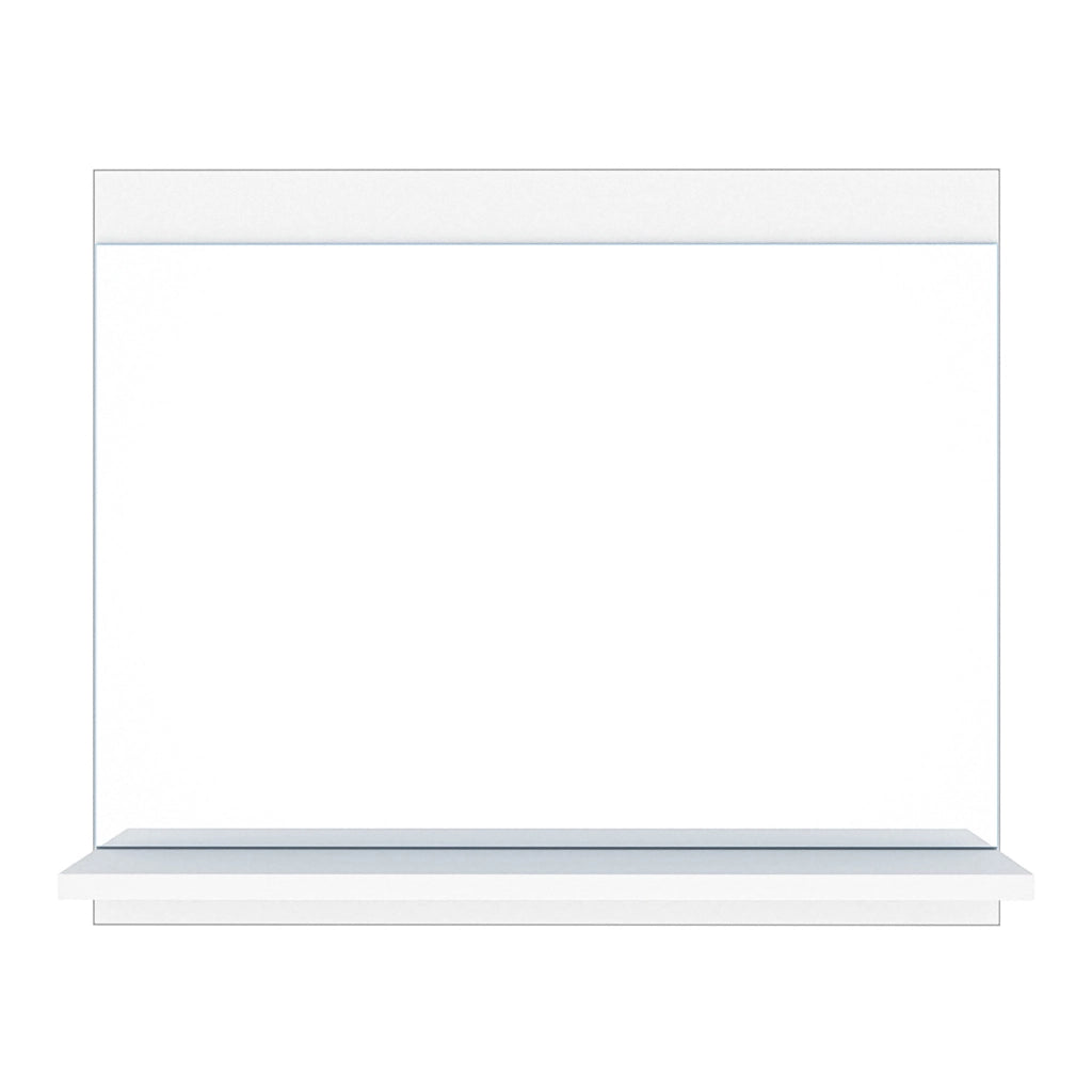 Specchio da Bagno Krildihana con Mensola 50 x 60 x 12 cm - Bianco [en.casa]