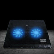 Trade Shop - Base Supporto Raffreddamento Dissipatore Per Notebook Pc 2 Ventole Usb S2 -