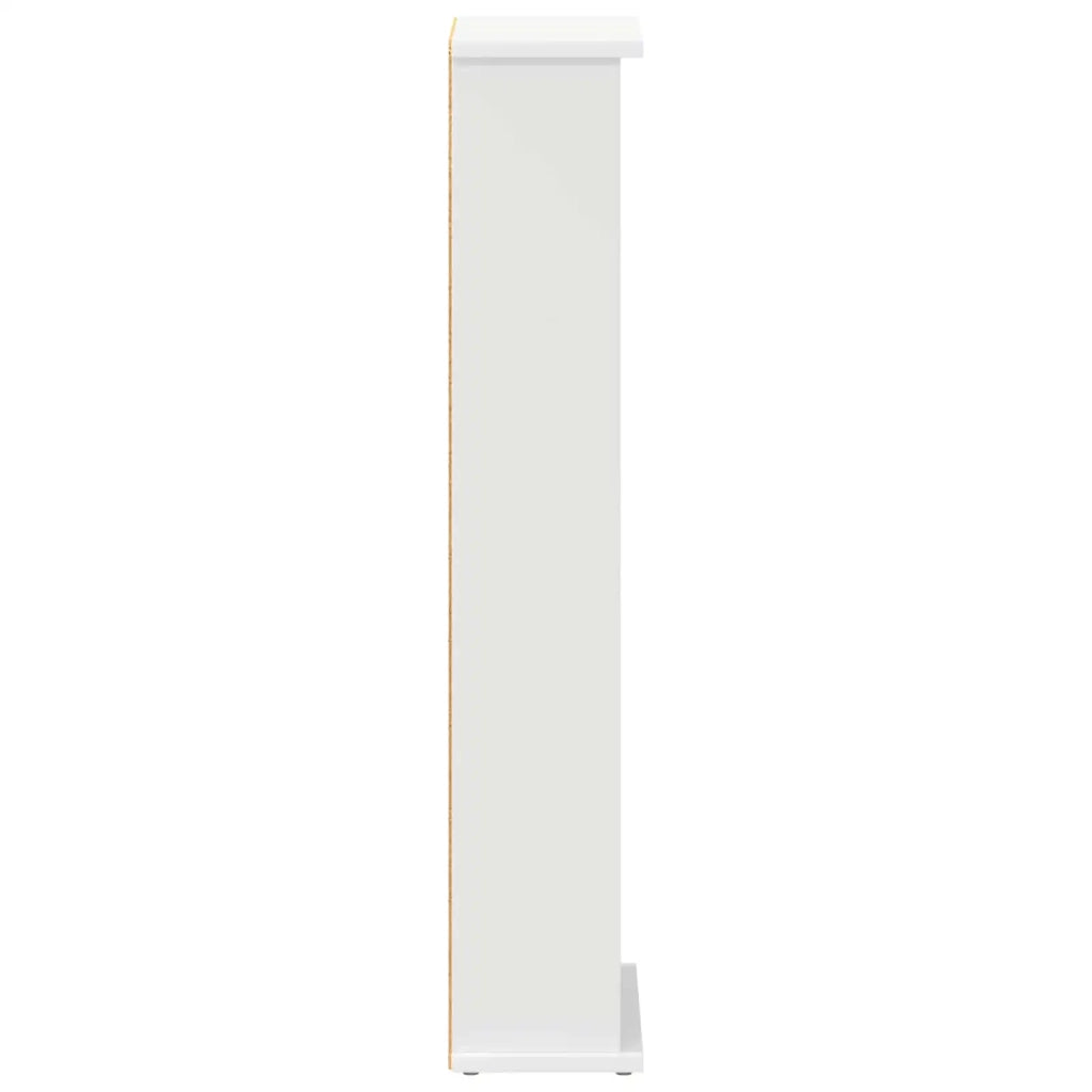 Mobile per CD Bianco 60 x 17 x 92 cm Legno ingegnerizzato 8012746