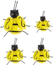 Set di 4 Ornamenti in Acciaio per Giardino