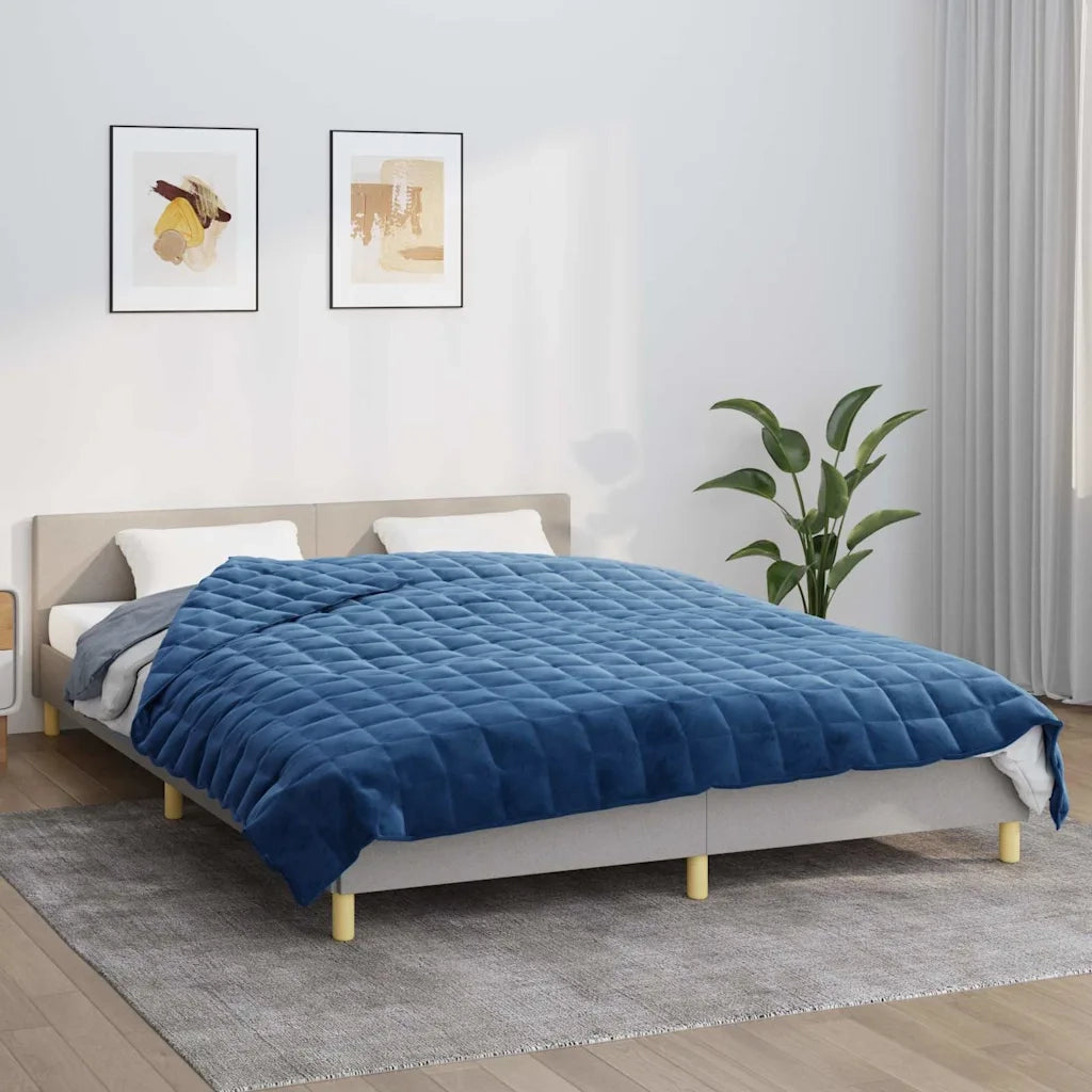 Coperta Ponderata Blu 220x240 cm 11 kg Tessutocod mxl 69545