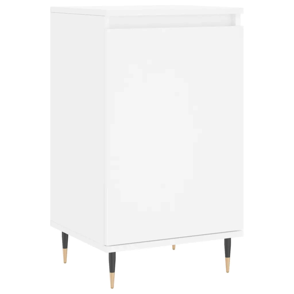 Credenza-Buffet-Armadio da cucina Bianca 40x35x70 cm in Legno Multistrato 662302