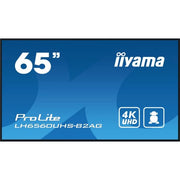 Iiyama lh6560uhs-b2ag visualizzatore di messaggi pannello a digitale 165,1 cm (65") led wi-fi 500 cd/m² 4k ultra hd nero processore integrato android 11 24/7