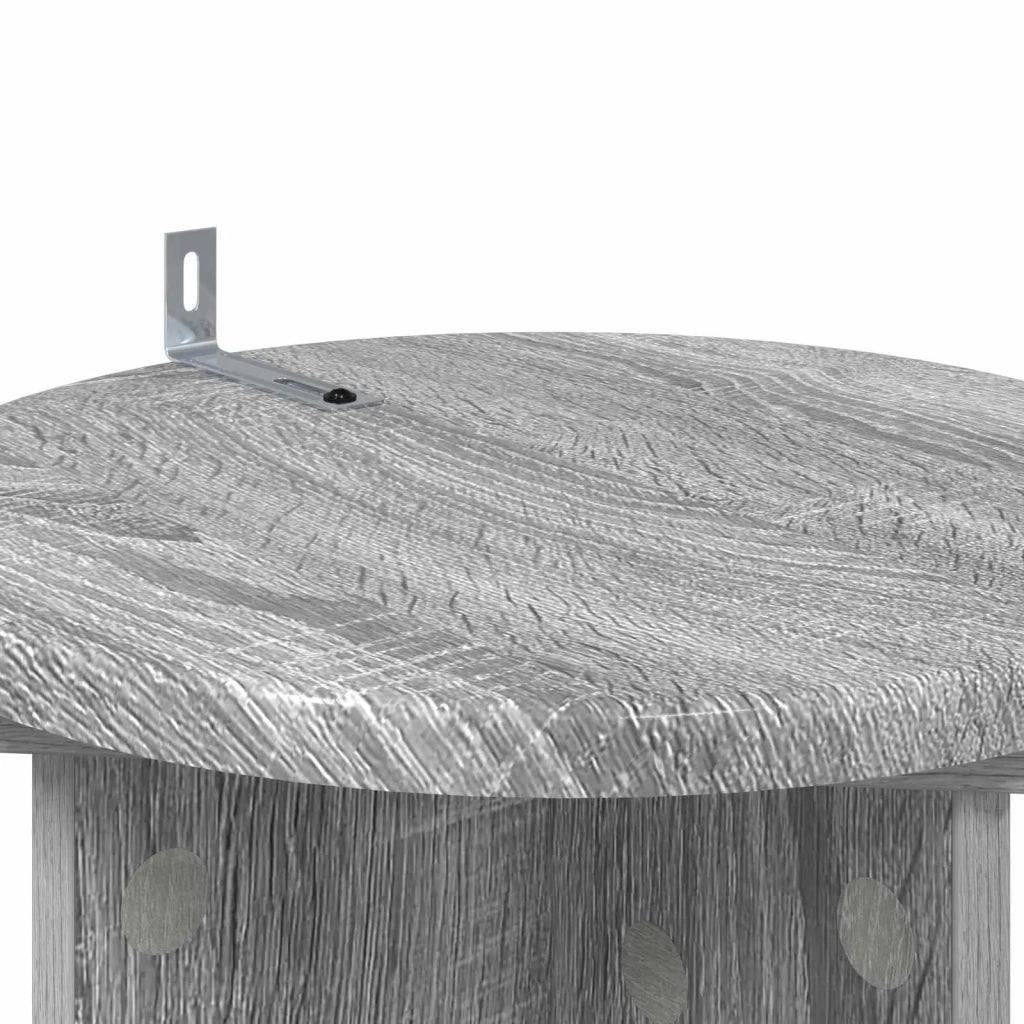 Supporto per piante 2 pcs Grigio Sonoma 29,5 x 29,5 x 60 cm