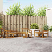 Set di divani da esterno 7 pcs Naturale