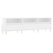Mobile TV | Armadietto TV | Mobile Porta TV Bianco Lucido 150x30x44,5 cm Legno Multistrato