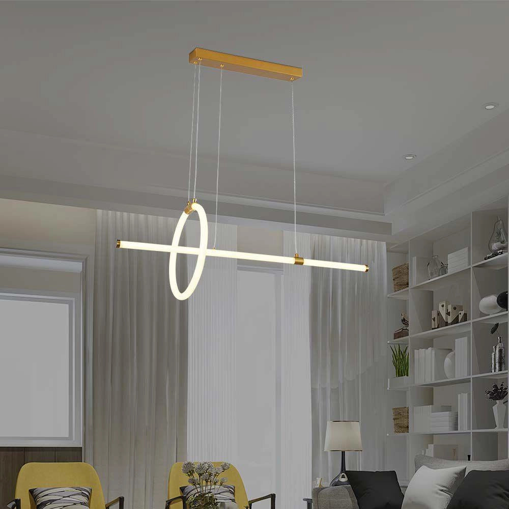 Lampada a sospensione LED geometrica oro 16W 3000K V-TAC