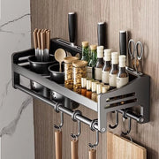 Organizzatore per erbe da appendere - 1 pezzo - metallo - 40 x 13,4 x 12 cm