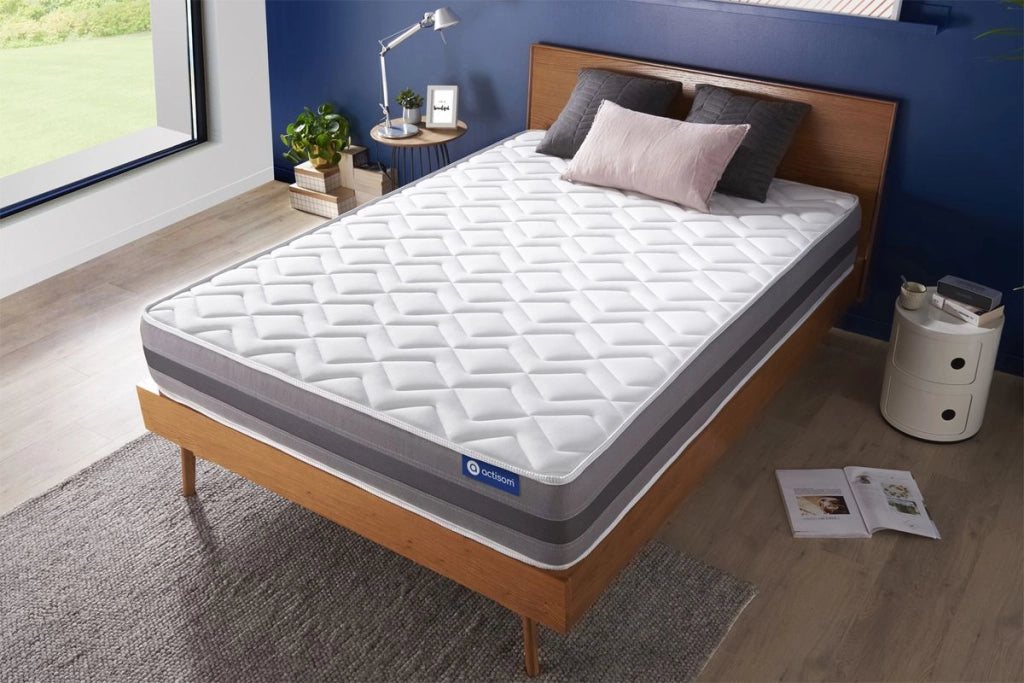 Materasso Actiflex relax 100x210cm - Spessore : 24cm - Molle insacchettate e memory foam - Moderatamente rigido