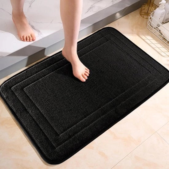 Matte anti-slip - assorbente - 1 pezzo - schiuma leggera e microfibra