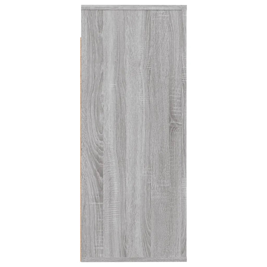 Mobile Pensile Grigio Sonoma 80x33x80 cm in Legno Multistrato 816598