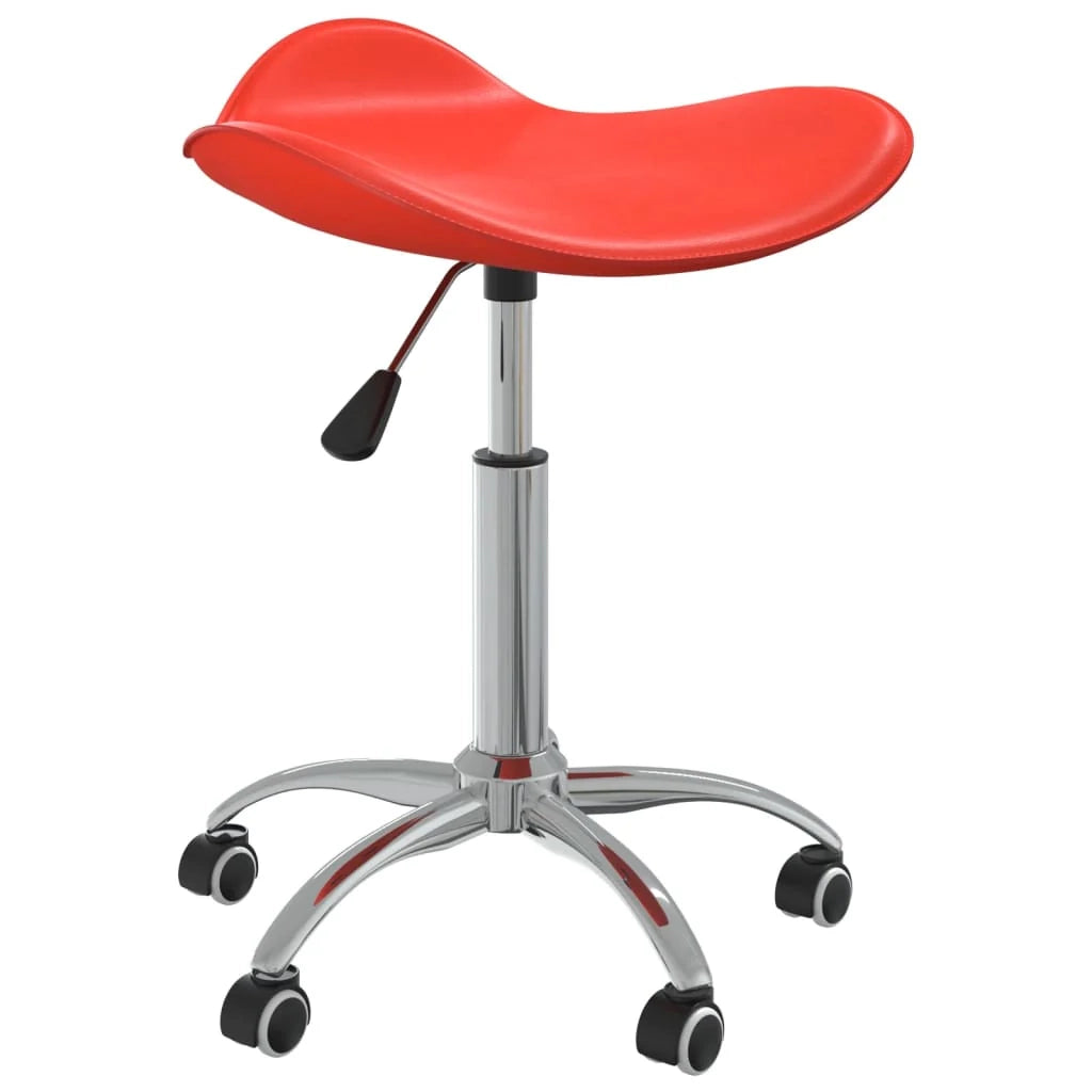 Sedia da ufficio/sedia da studio/poltrona/sedia per computer in similpelle rossa 02_0024062