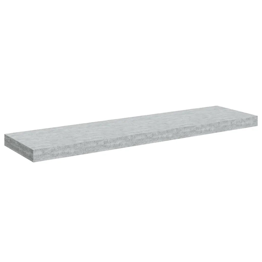 Scaffali a Parete 4 pz Grigio Cemento 90x23,5x3,8 cm in MDF 326605