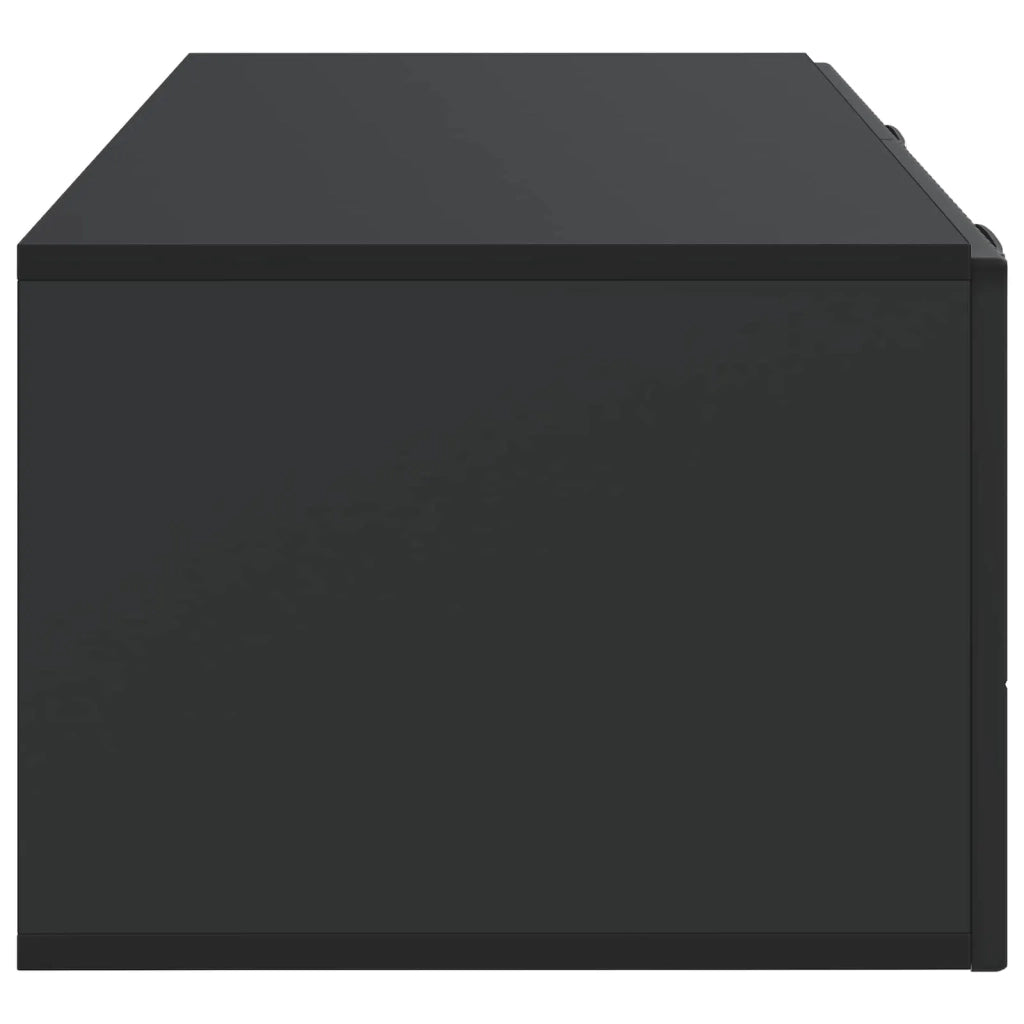 Mobile Porta TV da Muro-Credenza per TV sospesa Nero 78,5 x 41 x 30 cm 179558