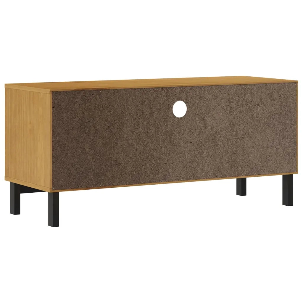 Mobile TV FLAM 110x40x50 cm in Legno Massello di Pino 357820