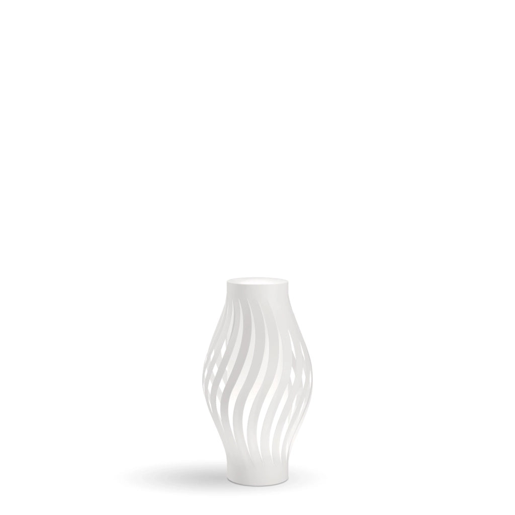 Lampada Da Scrivania-Ufficio Moderna Helios Polilux ® Bianco 1 Luce E27 H61Cm