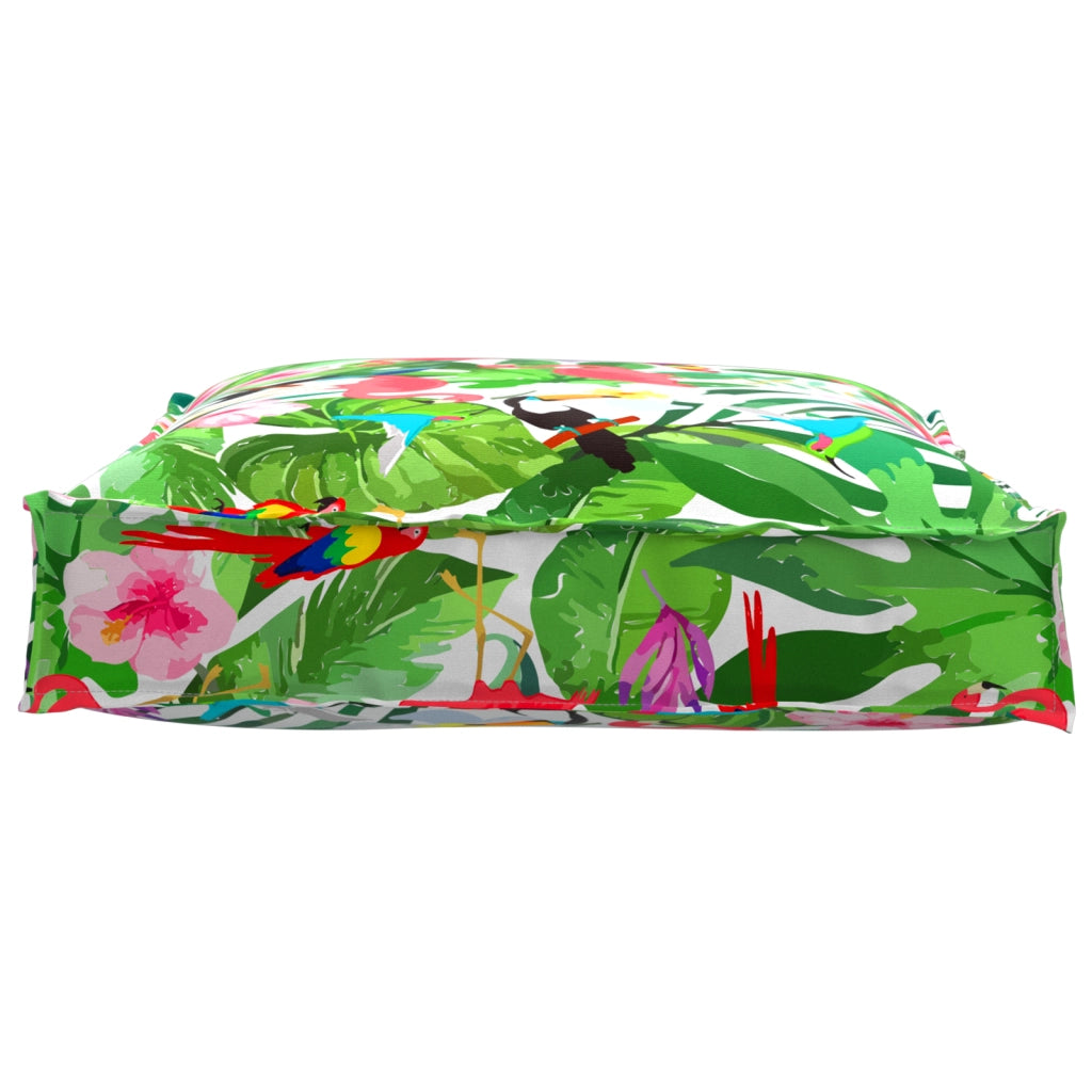 Cuscino per Panca  Giungla Tropicale 70x70x12 cm Tessuto Oxford