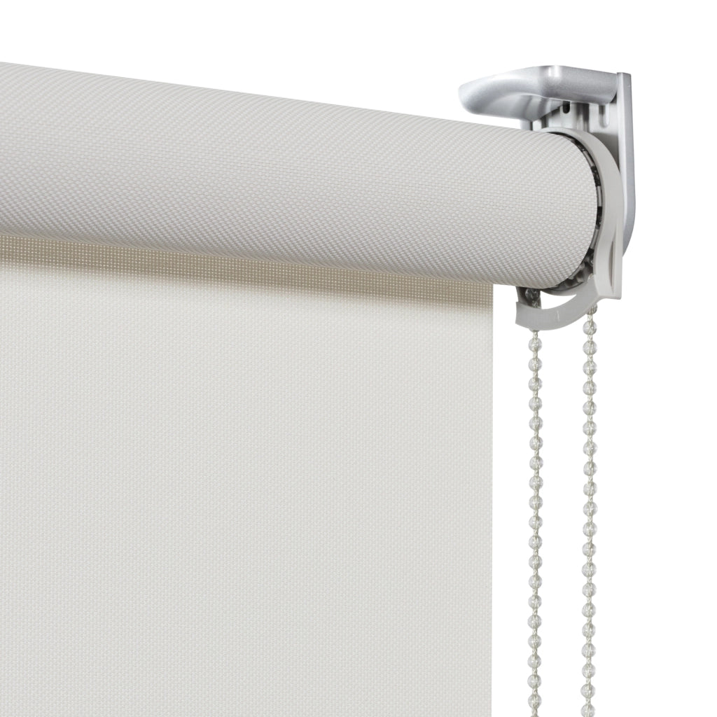 VIEWTEX Tenda a rullo Screen  10% Grado di apertura Lino bianco 75 x 190 cm - Made in Europe - 5 anni di garanzia