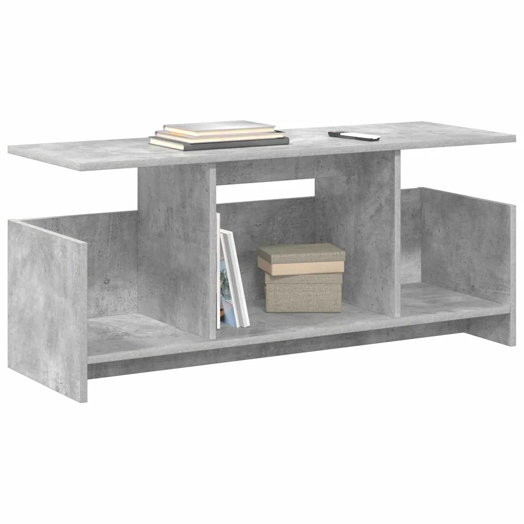 Supporto TV 102 x 35 x 45 cm Grigio cemento 890995