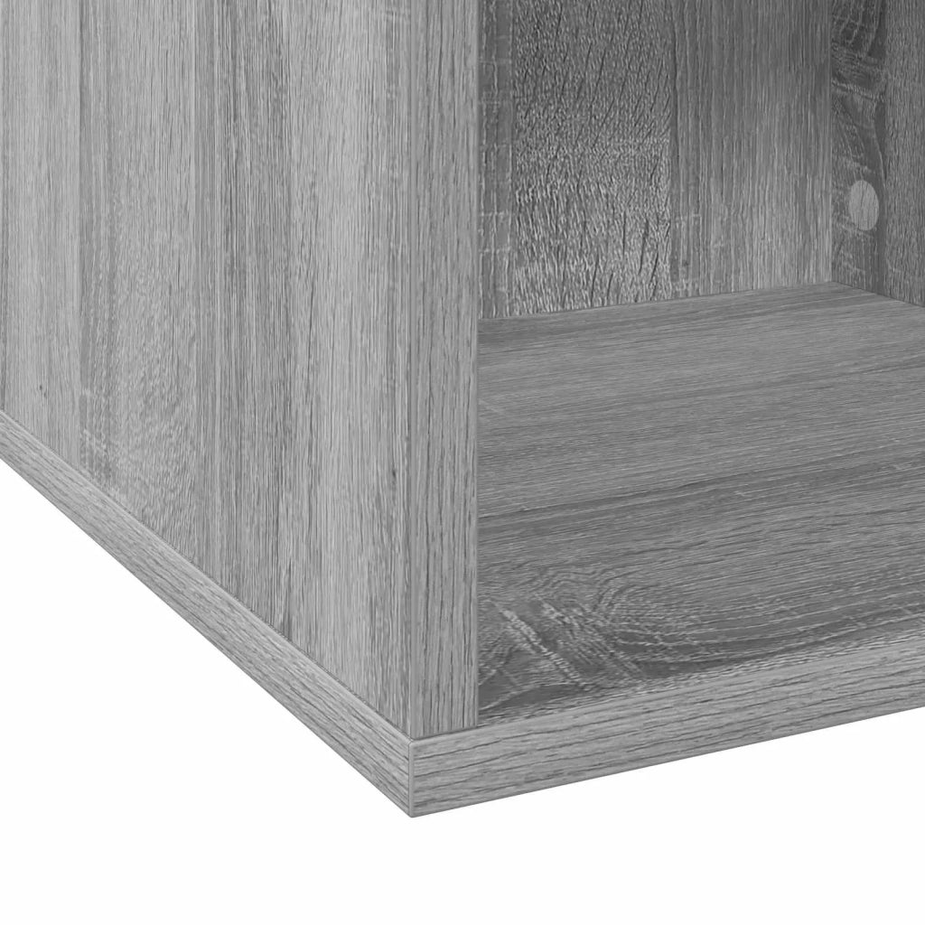 Scatola per album in vinile Sonoma grigio 37 x 36,5 x 38 cm 8012852