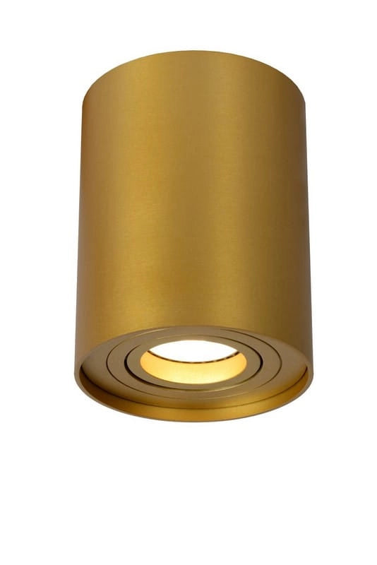 Lucide TUBE plafoniera oro alluminio GU10 50W orientabile